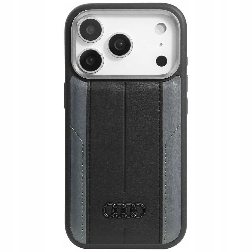 Pouzdro Audi A6 Synthetic Leather MagSafe pro iPhone 17 Pro, černé