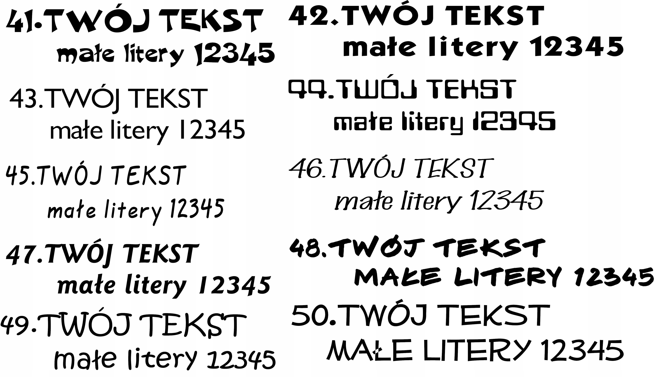 KOSZULKA Z WŁASNYM NADRUKIEM NAPIS LOGO TEKST XL Dekolt okrągły