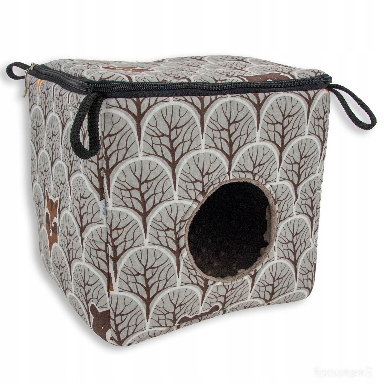 Levně Domeček pro hlodavce kostka matrace 25x25x25 cm