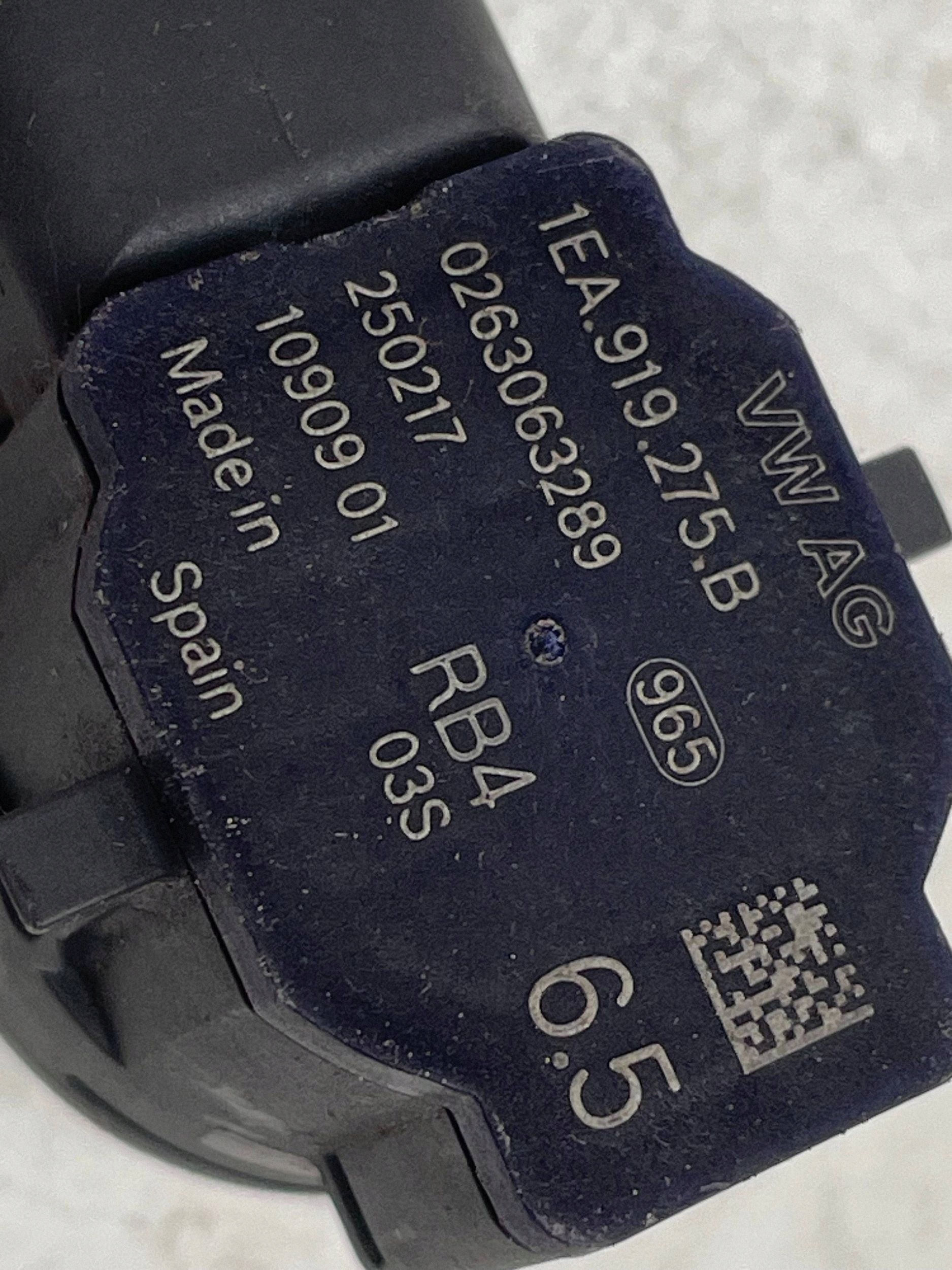 Sensor Parken PDC VW ID.3 ID.4 ID.5 AUDI Q4 e-tron 1EA919275B !J