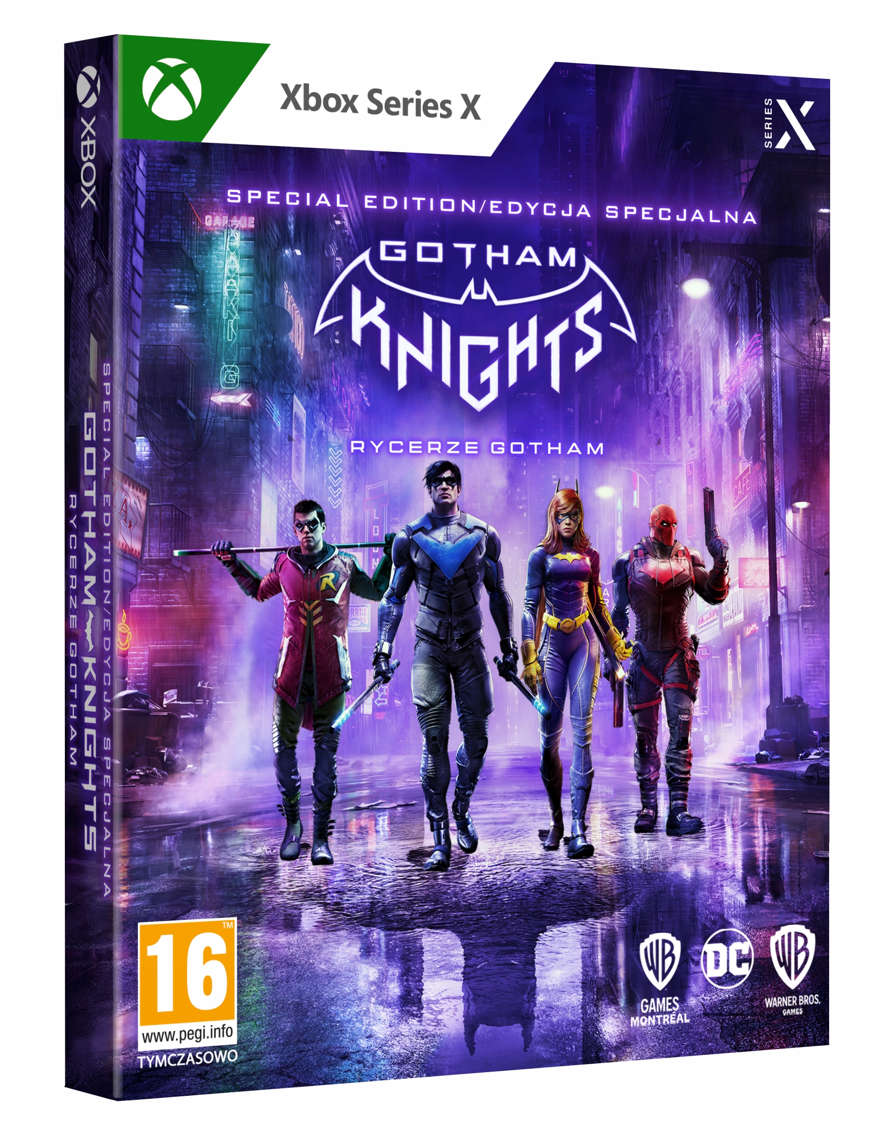 RYCERZE KNIGHTS GOTHAM SPECJALNA STEELBOOK XSX PL