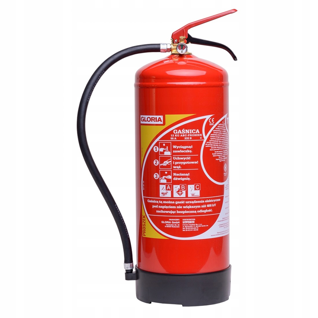 

Gloria Gaśnica Proszkowa Pd 12 Ga 12KG