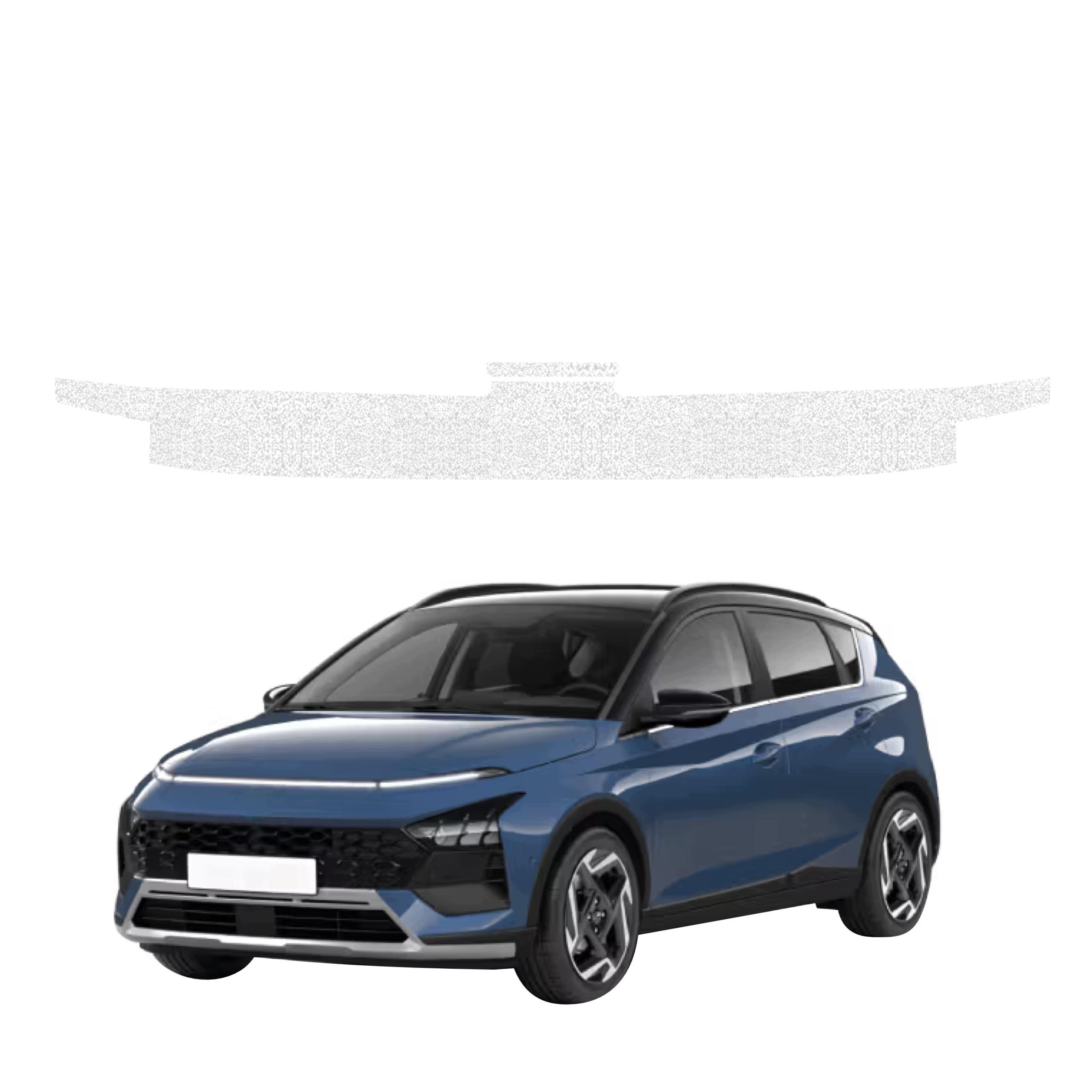 Technická povrchová úprava na práh zavazadlového prostoru pro Hyundai Bayon (2024-2026) Bílá