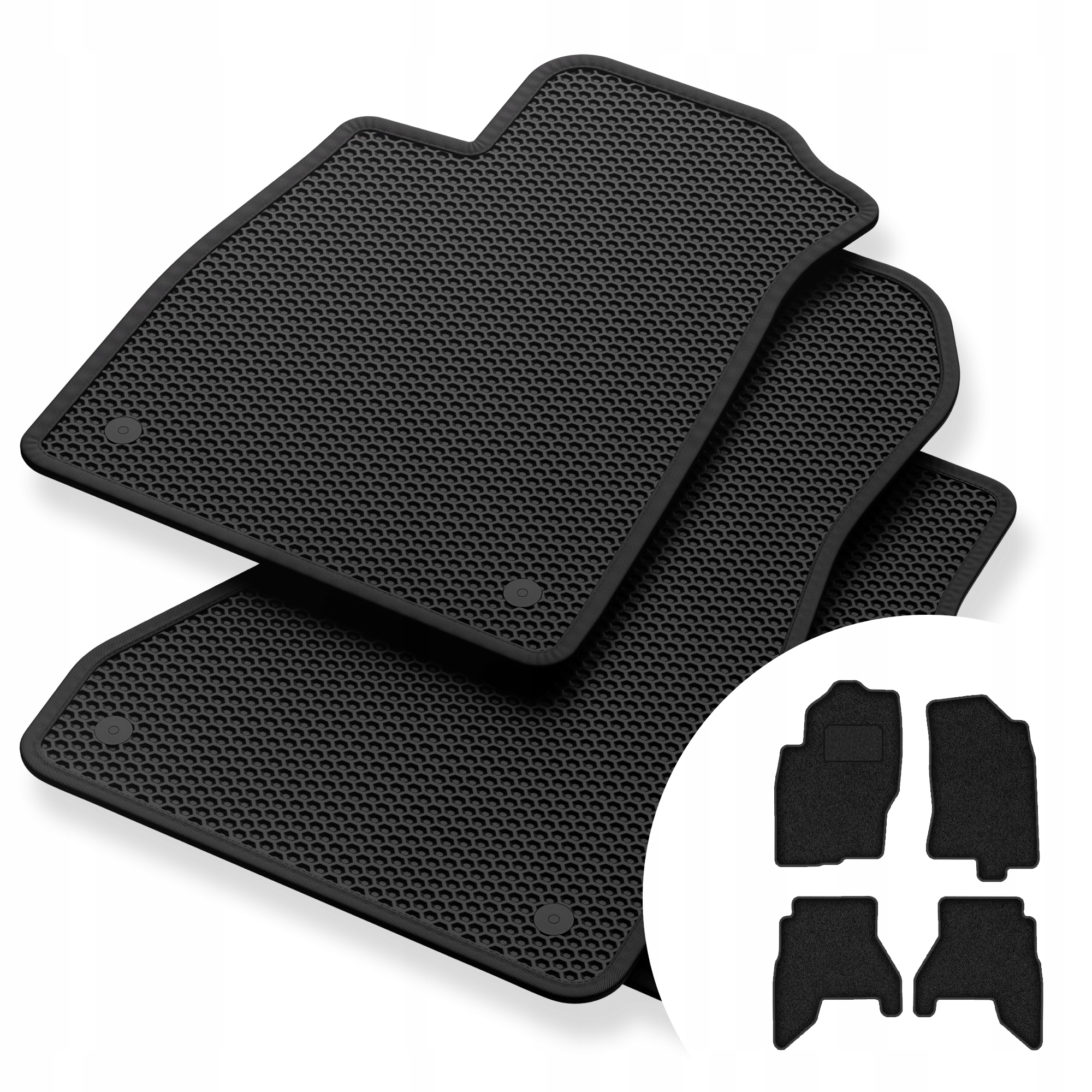 Autokoberce Eva pre Nissan Pathfinder III R51 2010-2014