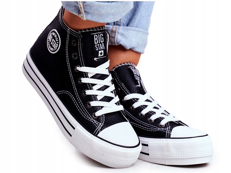 Damskie Trampki Big Star GG274012 Czarne 39