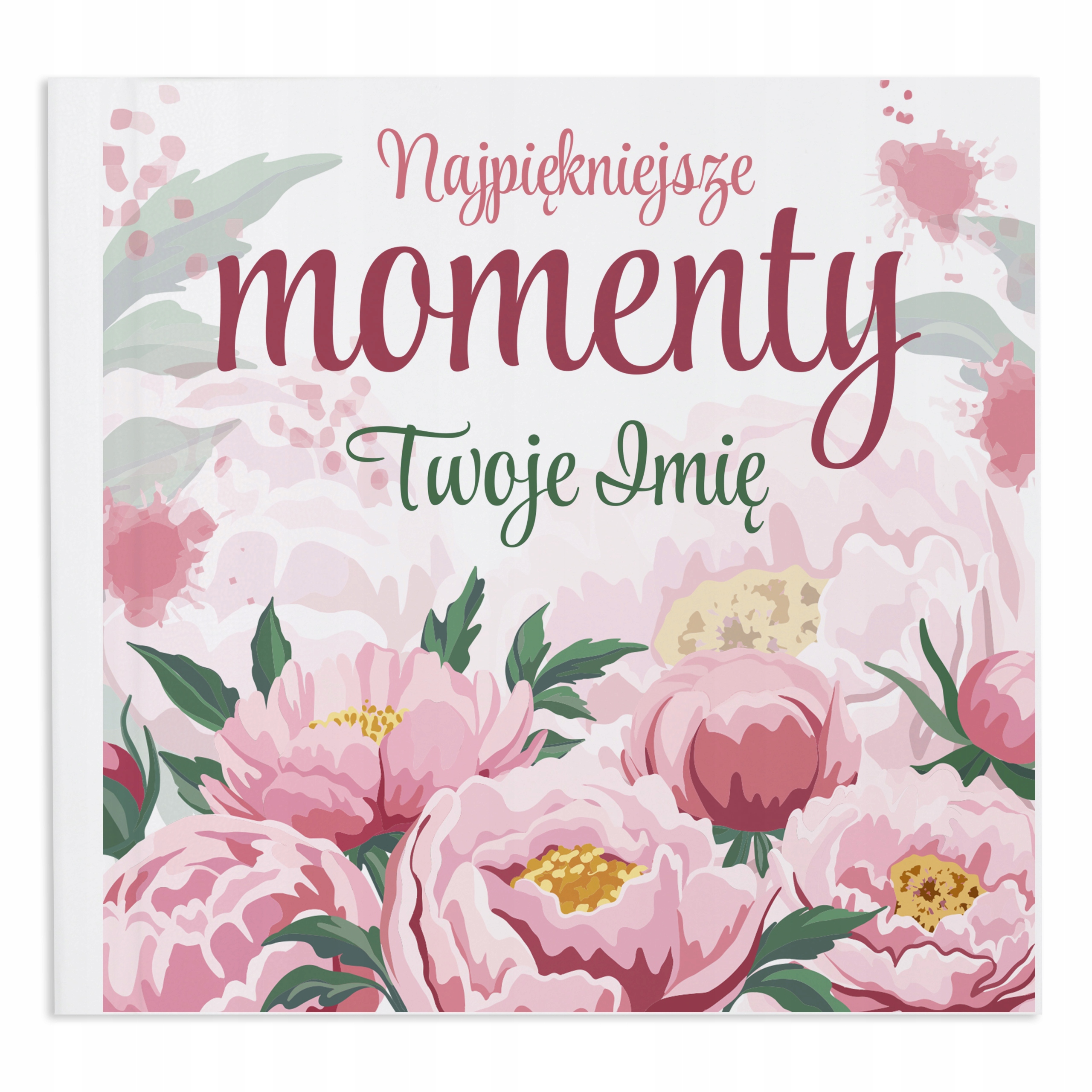 Album Pamiątka Na Zdjęcia Prezent Personalizowany Najpiękniejsze Momenty