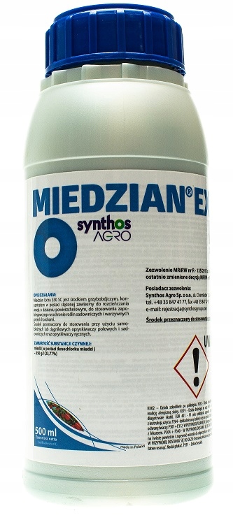 

Miedzian Extra 350SC 0,5l oprysk choroby grzybowe