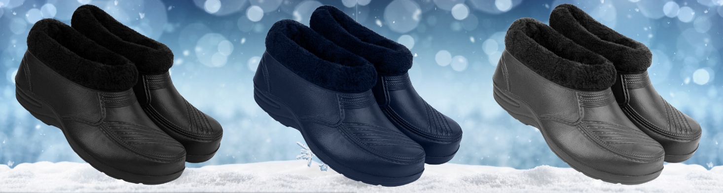 DAMSKIE KALOSZE OCIEPLANE PIANKOWE LEKKIE EVA 41 Zapięcie wsuwane