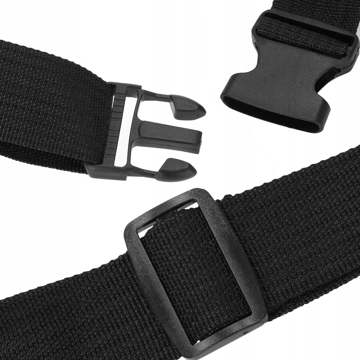 SASZETKA NERKA MĘSKA DAMSKA POJEMNA BIODRÓWKA SPORTOWA BIODROWA CZARNA Liczba kieszeni 3