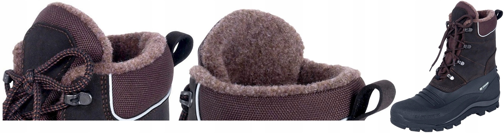 KOZAKI TRAPERY ŚNIEGOWCE GUMIAKI BUTY ZIMOWE Model BUTY TREKKINGOWE TREKKING CIEPŁE ROBOCZE DO PRACY