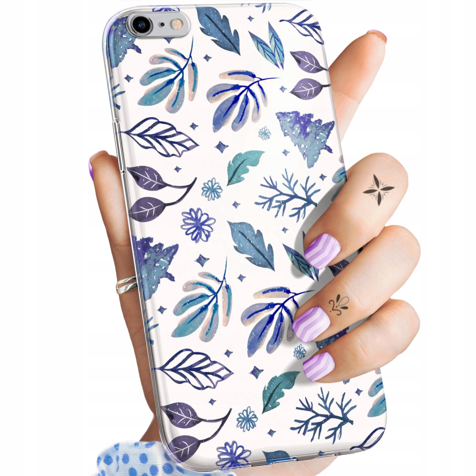 Etui Do Iphone 6 Plus 6S Plus Zima Śnieg Śnieżynki Winter Obudowa