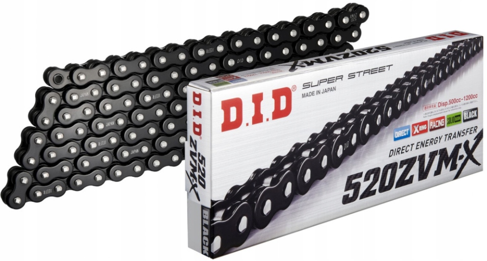 Řetězová sada DID 520ZVMX/100 X-Ring B&b