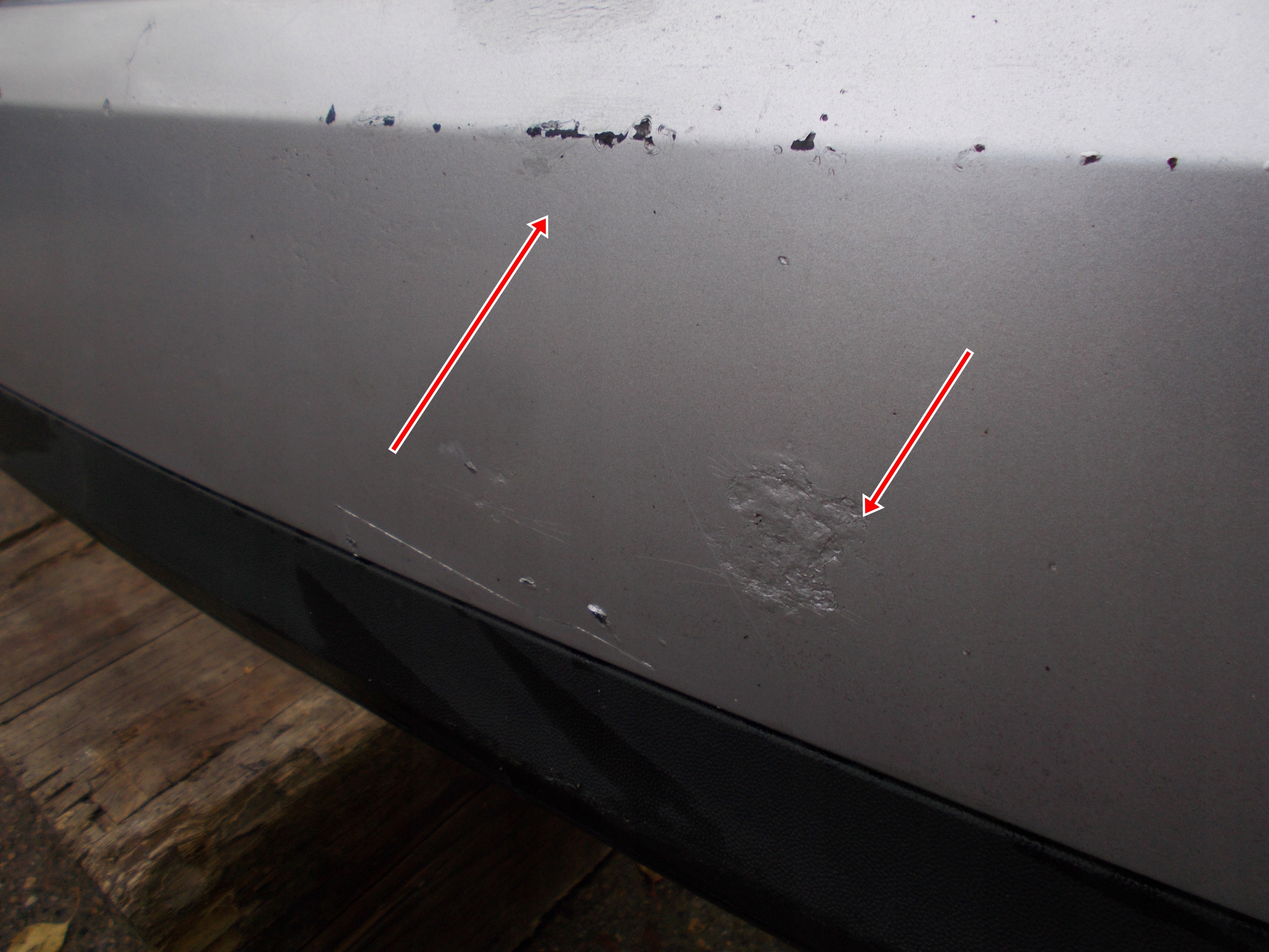 VW PASSAT B6 bumper rear part