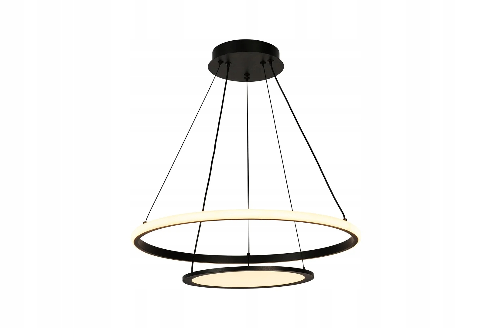 Rabalux Jasero Závěsná Led lampa 42W černá kulatá s proměnnou barvou