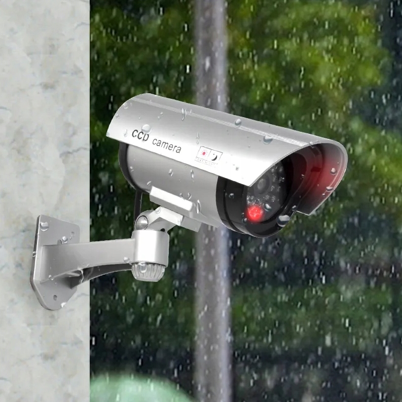 KAMERA ATRAPA IR LED MONITORING KAMERA ZEWNĘTRZNA ŚCIENNA Z DIODĄ MIGAJĄCA Stan opakowania oryginalne