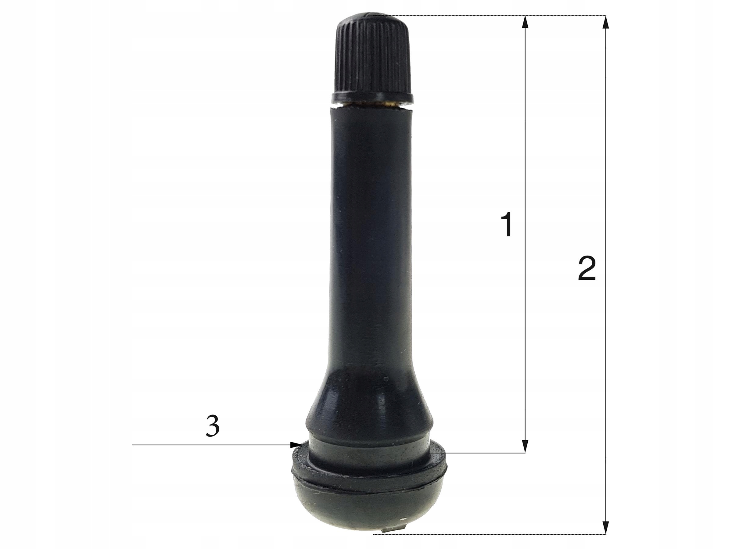 ZAWORY WENTYLE DO KÓŁ FELG TR418 100SZT BEZDĘTKOWE Liczba sztuk 1 szt.