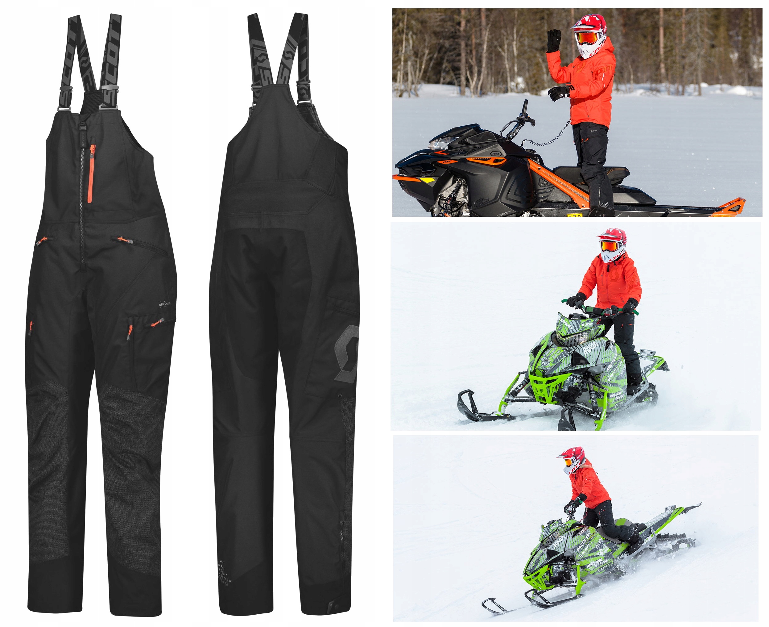 Scott Move Dryo damskie spodnie sporty zimowe skuter śnieżny membrana S