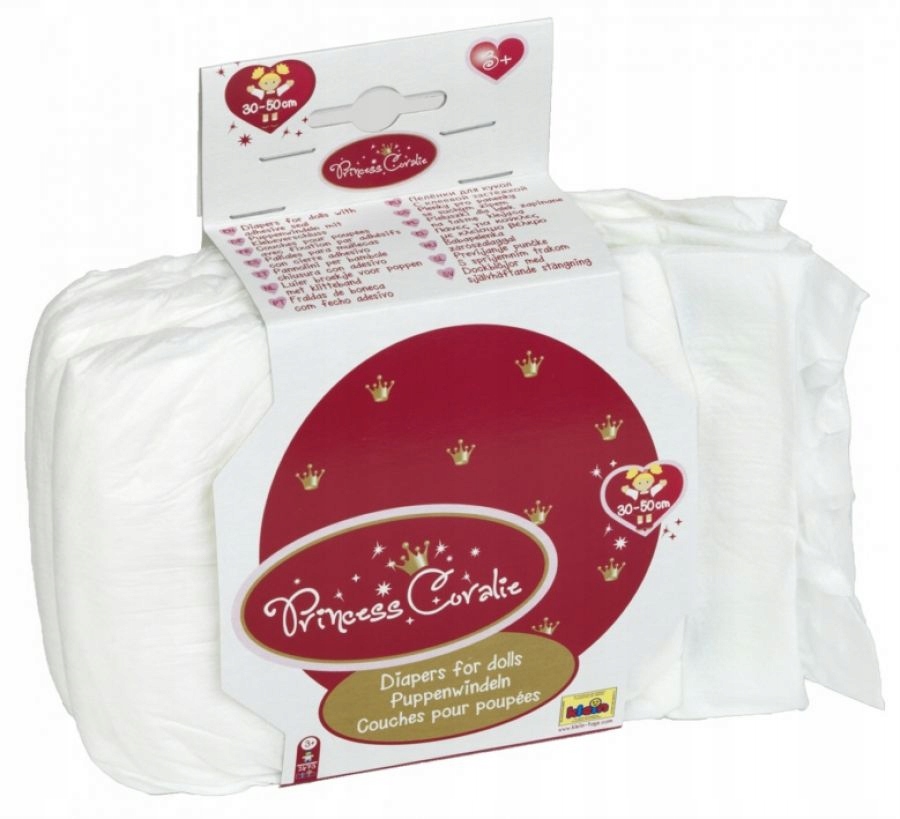 PIELUSZKI Dla Lalek PRINCESS CORALIE 3 sztuki