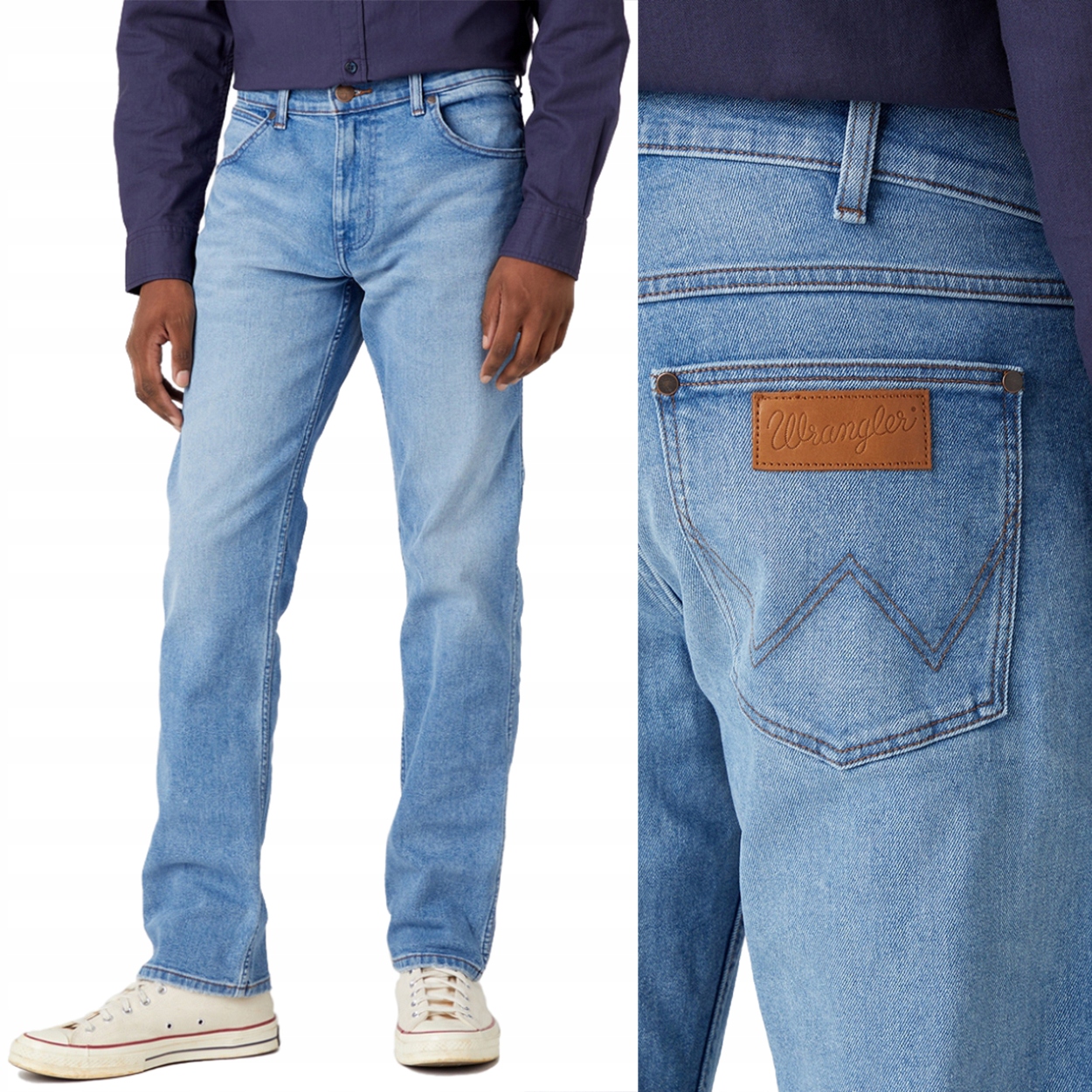 Wrangler Greensboro Cool Twist 365COOL prodyšné džínové kalhoty W34 L30