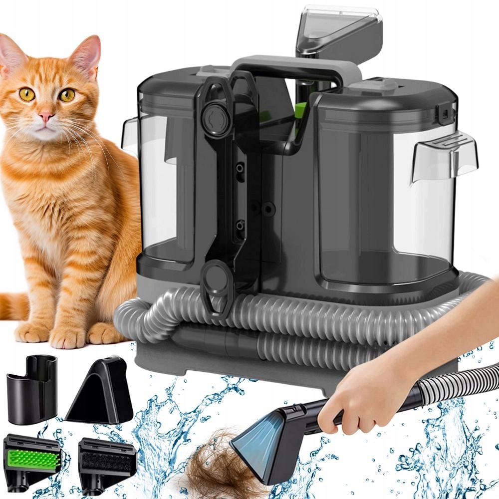 Vysavač na mokré a suché koberce Bedee 1800/800 ml 450 W pro koberce a čalounění