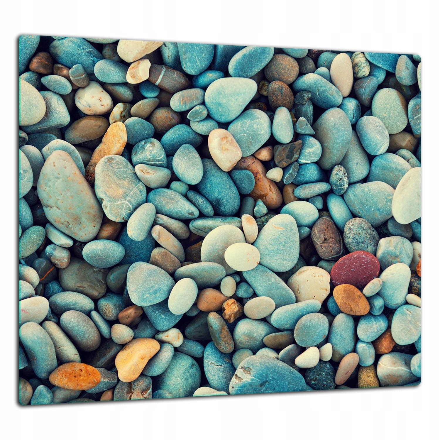 Skleněná Ochranná Deska Panel Lepidlo 65x60 Kameny Lacobel 7v1