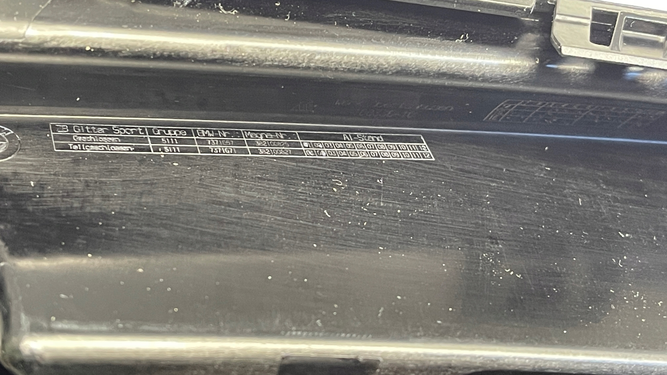 BMW F20 F21 LIFT SPORT LINE LEWA KRATKA 7371667 OE Wersja Europejska