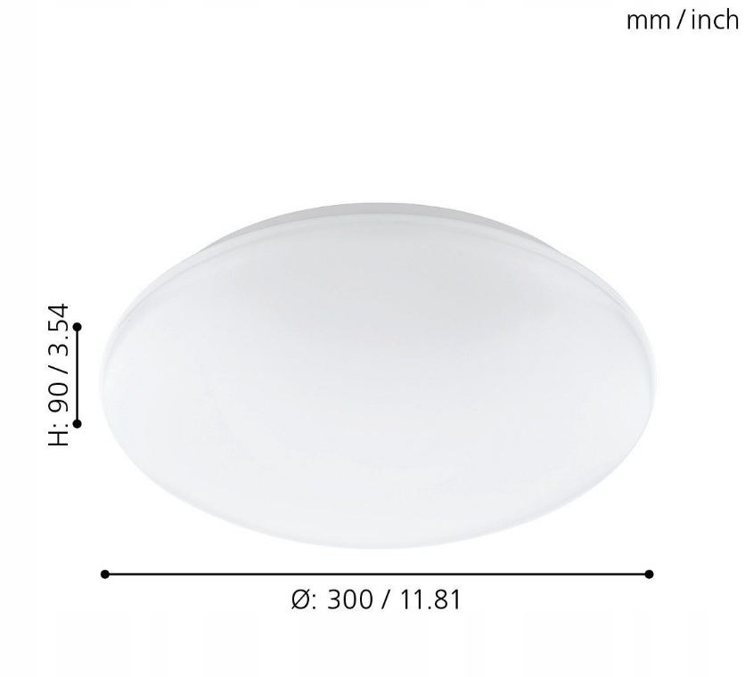 PLAFON LAMPA LED RGB APLIKACJA BLUETOOTH EGLO GIRON 32589 30CM PREMIUM BIEL Marka Eglo