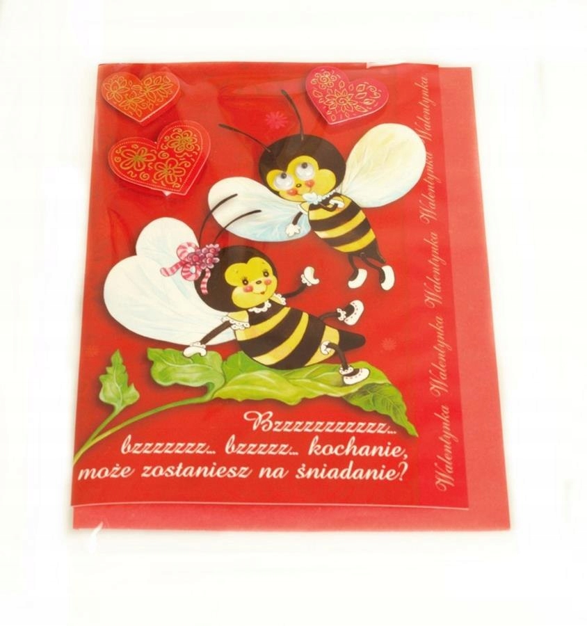 KARNET B6 Z OKAZJI WALENTYNEK Z OCZKAMI