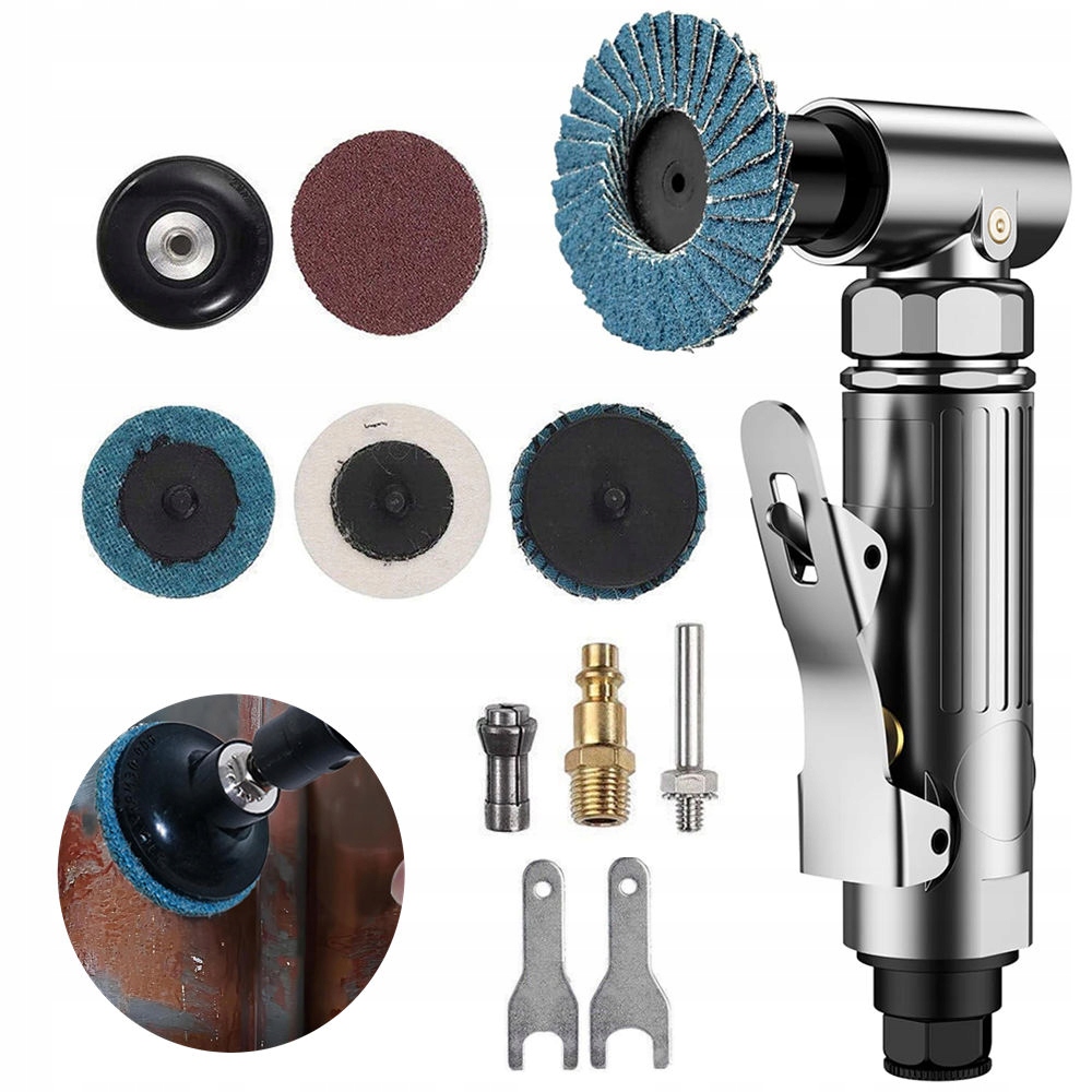 Zestaw Szlifierki Pneumatycznej 1/4" Do Cięcia Metalu akcesoriów