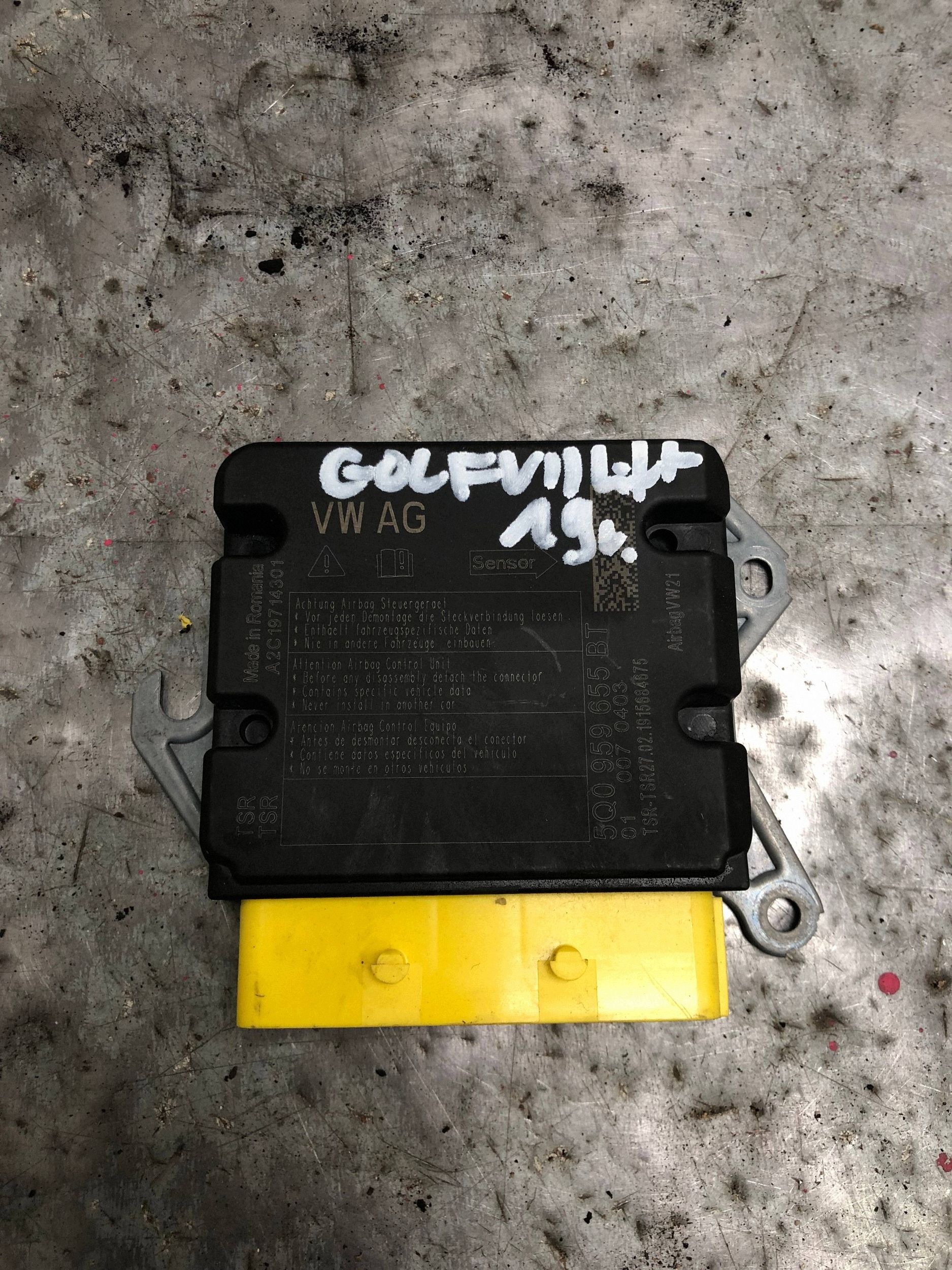 modulo SENSOR airbag VW GOLF VII LIFT HB 5Q0959655BT