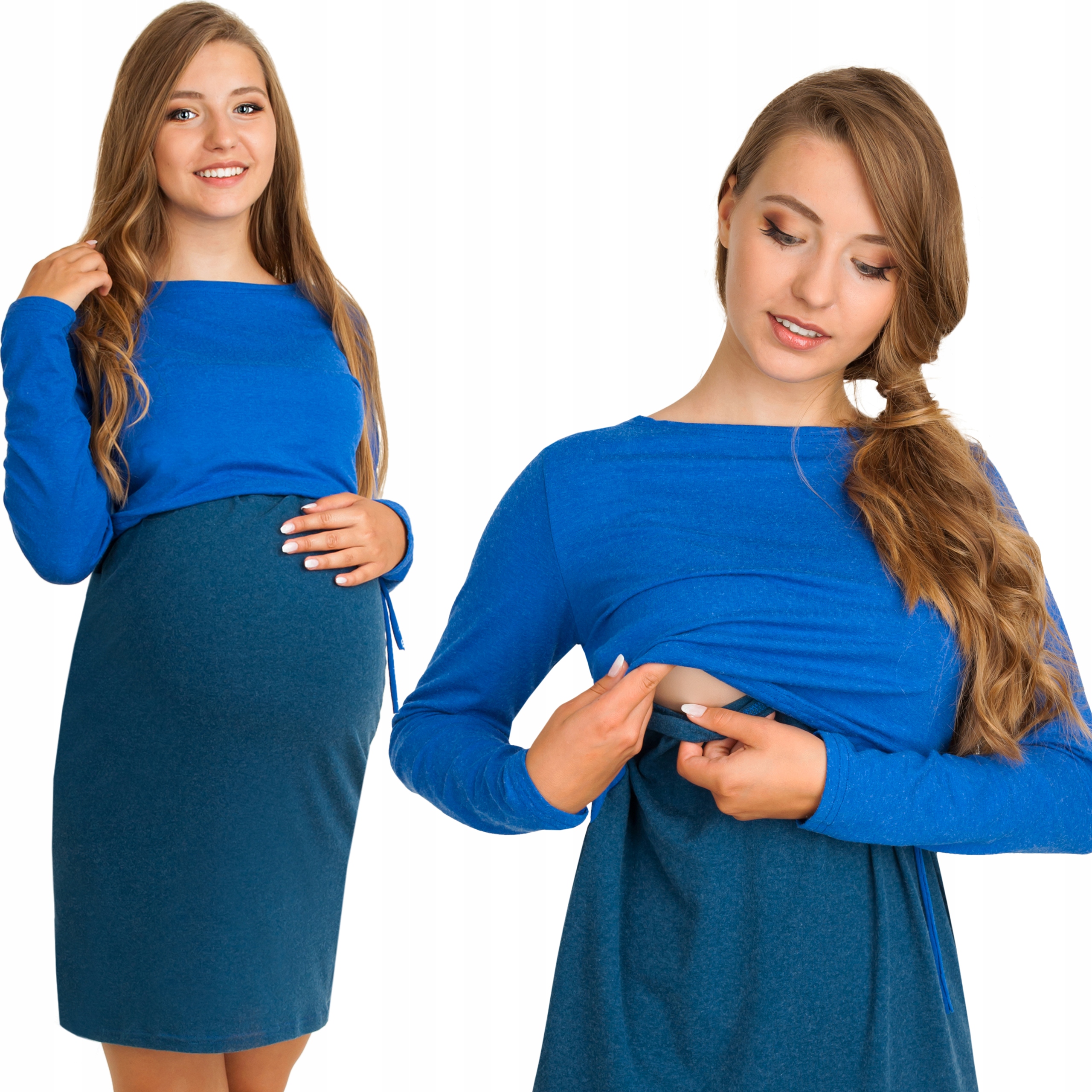 

Sukienka ciążowa karmienie angora Beti L/XL chaber
