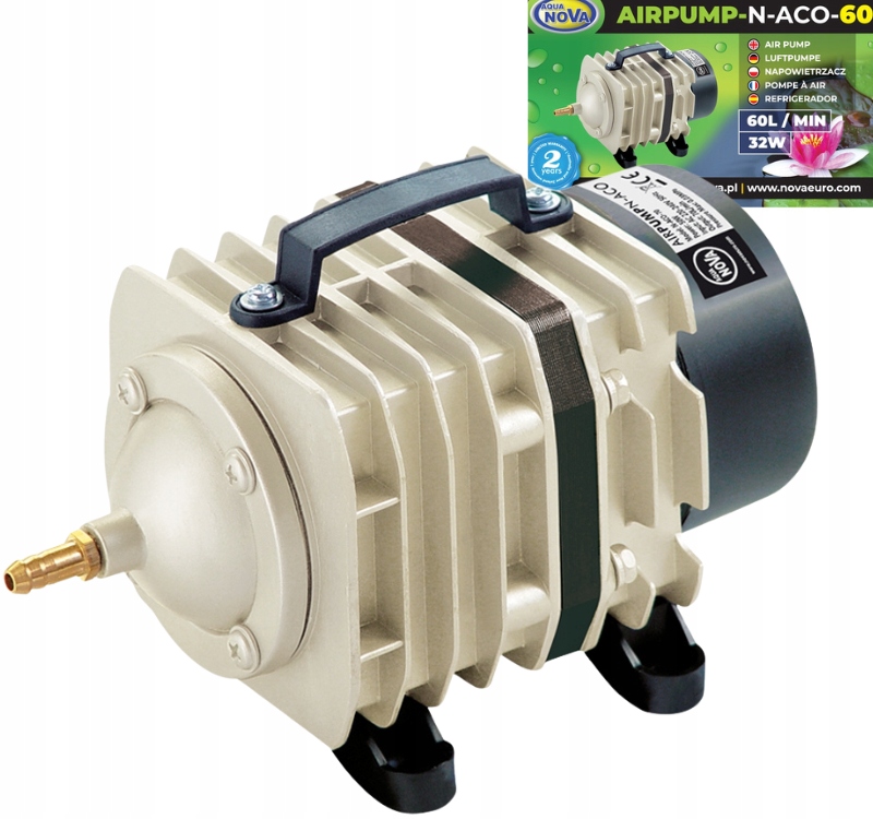 Aqua Nova Provzdušňovací čerpadlo pro provzdušňovač jezírka 32W 60L/m