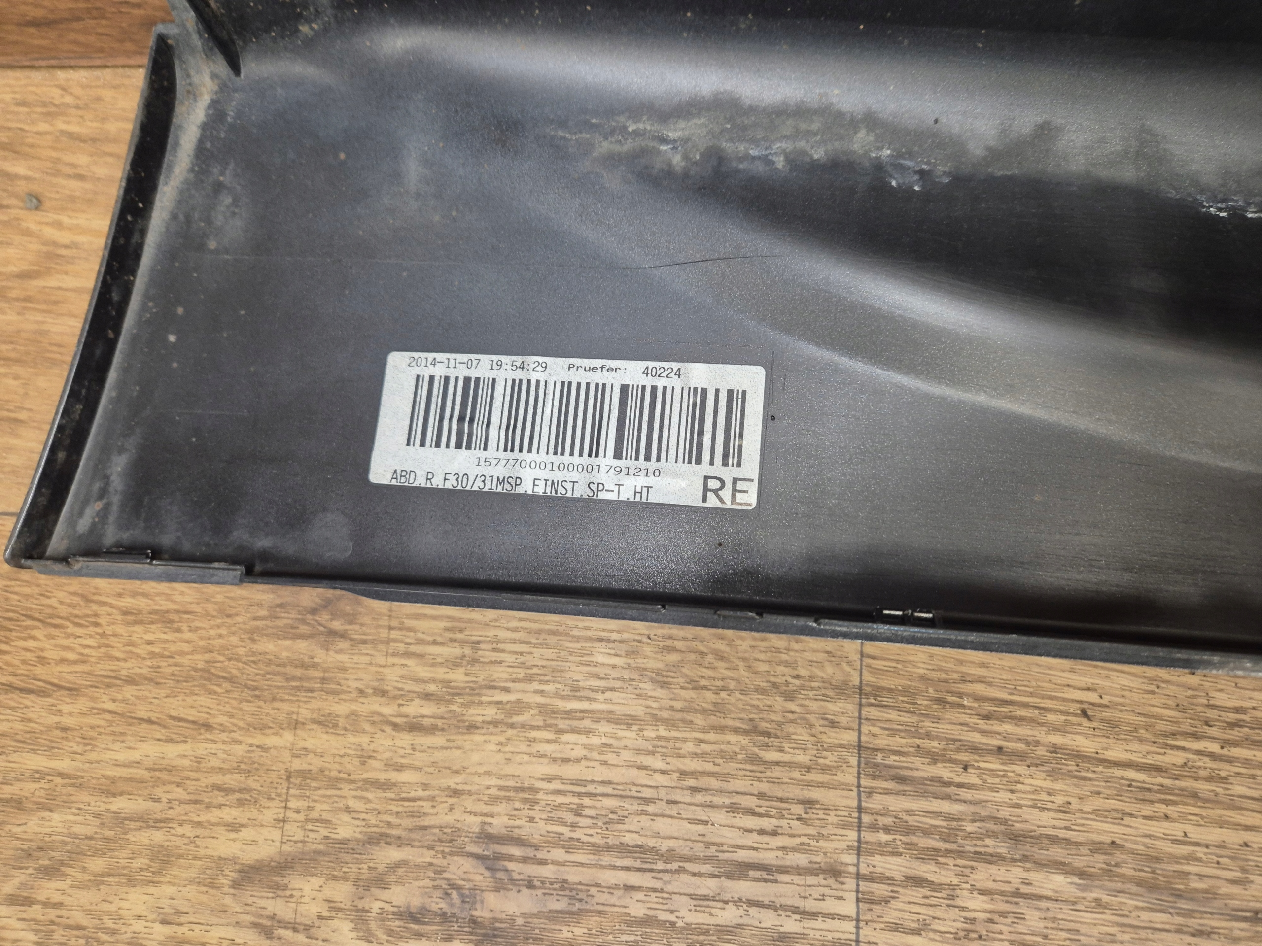 BMW 3 F30 F31 threshold right m-packet cap threshold B39 MINERALGRAU 8054272