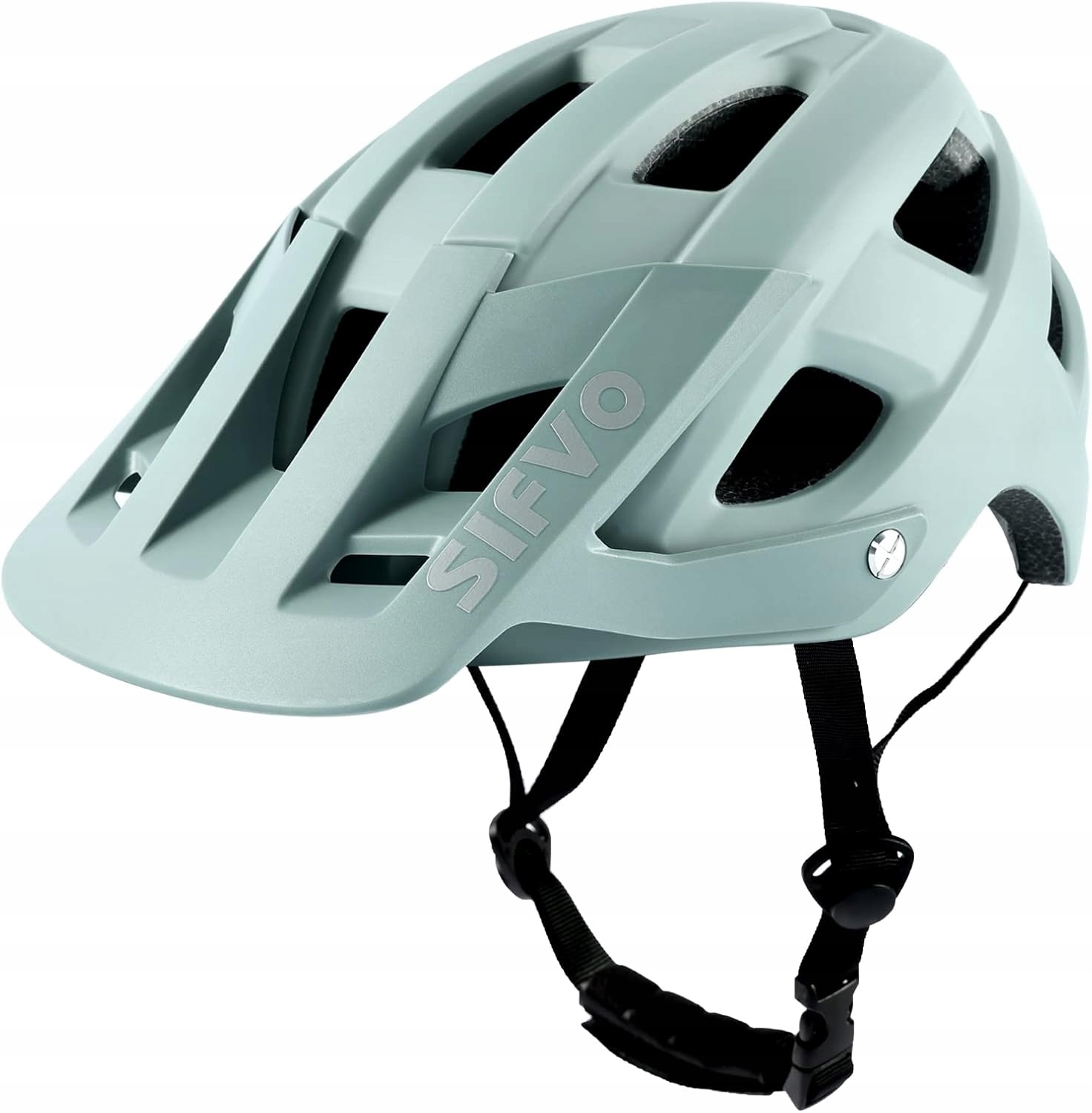 Kask Rowerowy Dla Dorosłych M 54-58 Cm Mtb Lekki Wentylowany Daszek Szary