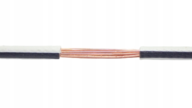 

Przewód Kabel Flry-b 1x0,5mm Biało Czarny 10m