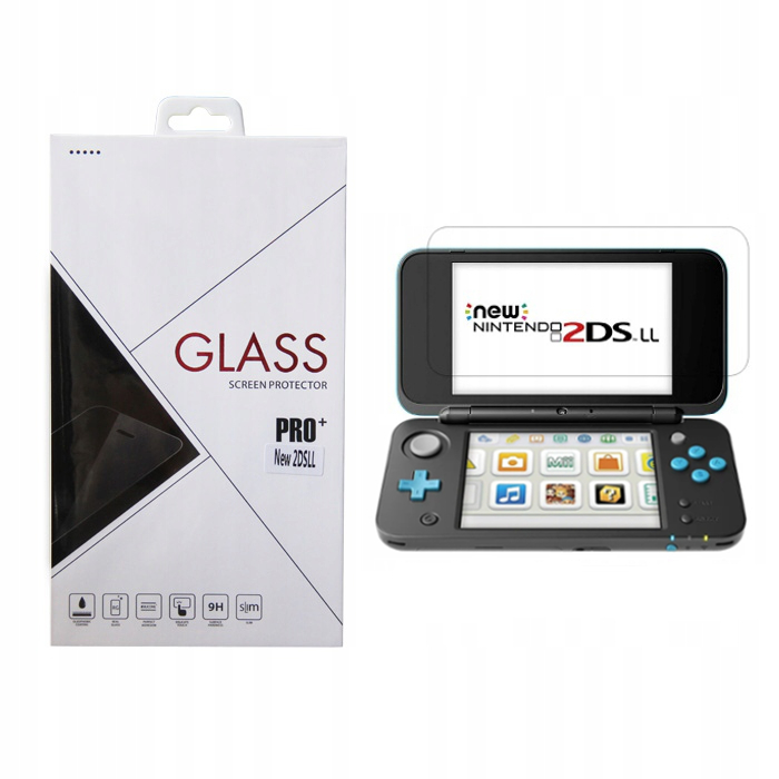 You2K Szkło hartowane 9H ochrona górnego ekranu konsoli New Nintendo 2DS XL