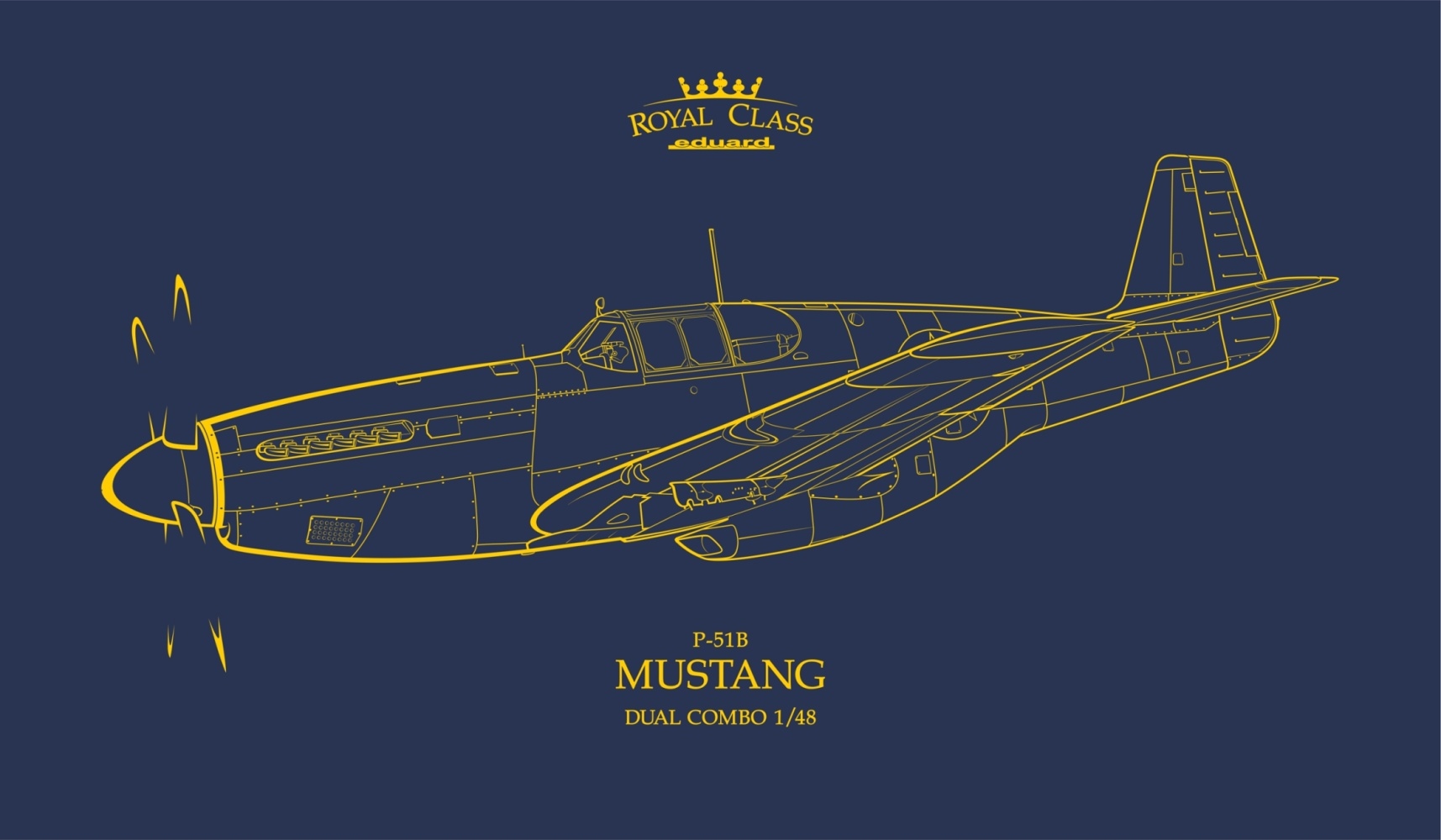 P-51B Mustang Dual Combo (Royal Class) Eduard R0019 1:48