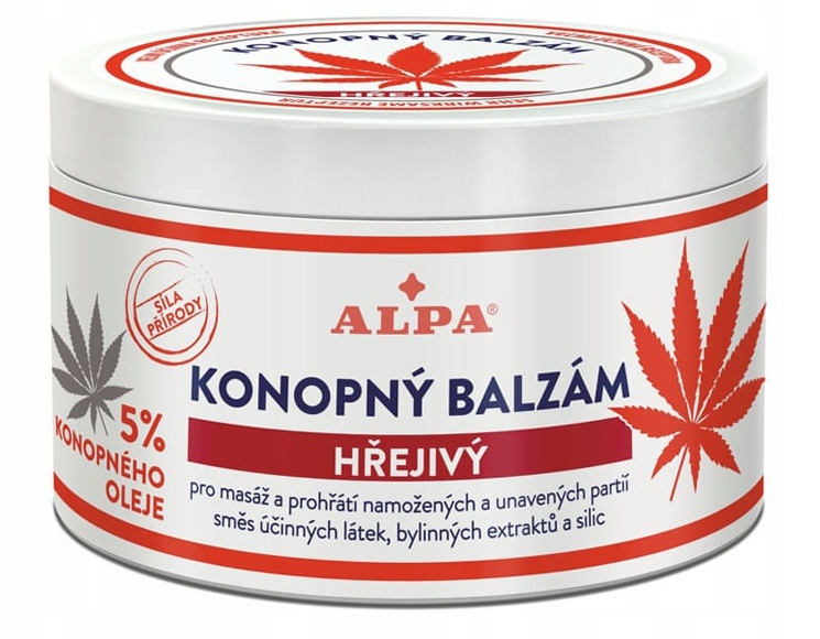 

Alpa rozgrzewająca krem balsam maść konopna 250 ml