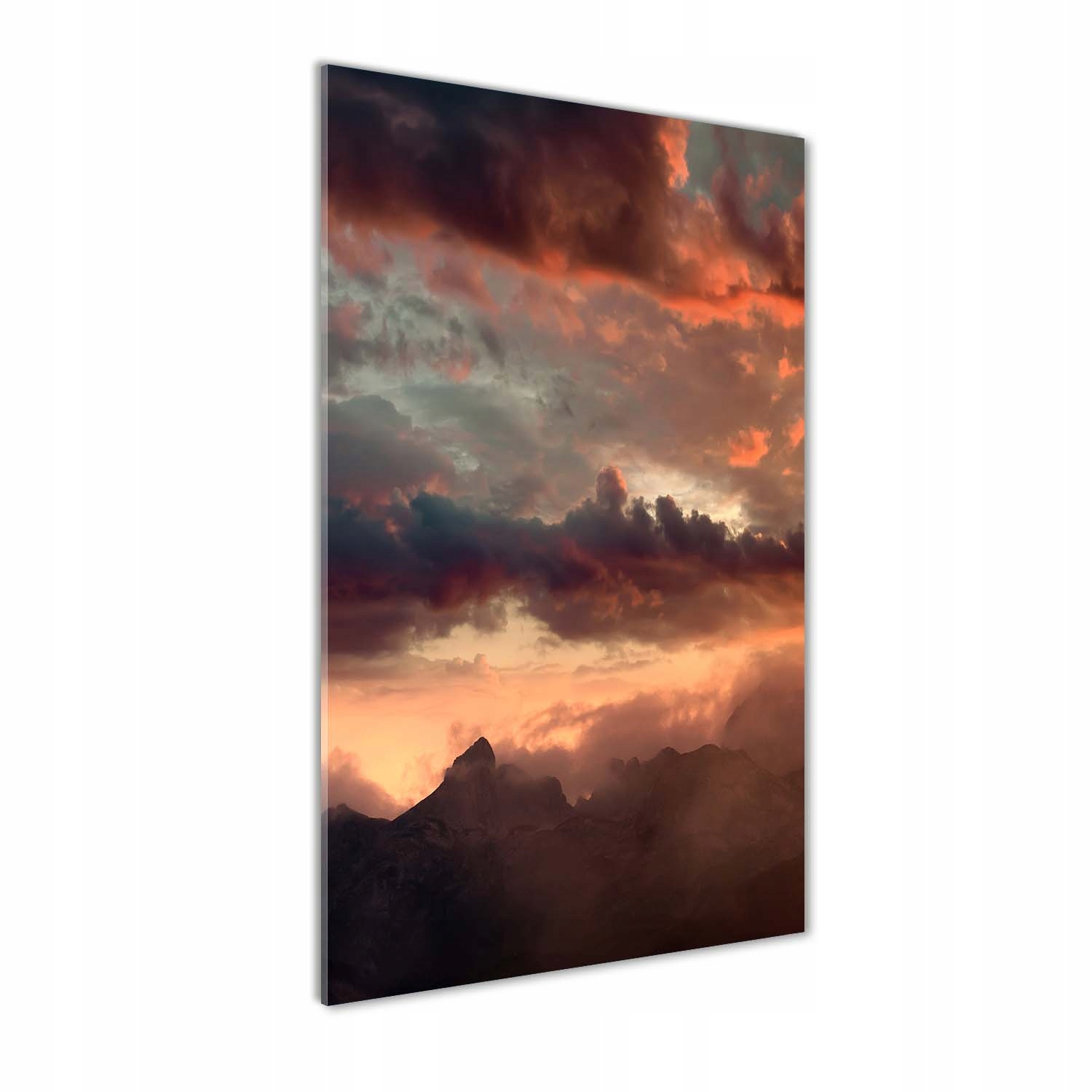 

Foto obraz akrylowy Zachód słońca góry 60x120 cm