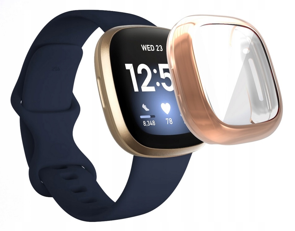 

Etui 2w1 Metalic Przód Boki FitBit Sense / Versa 3