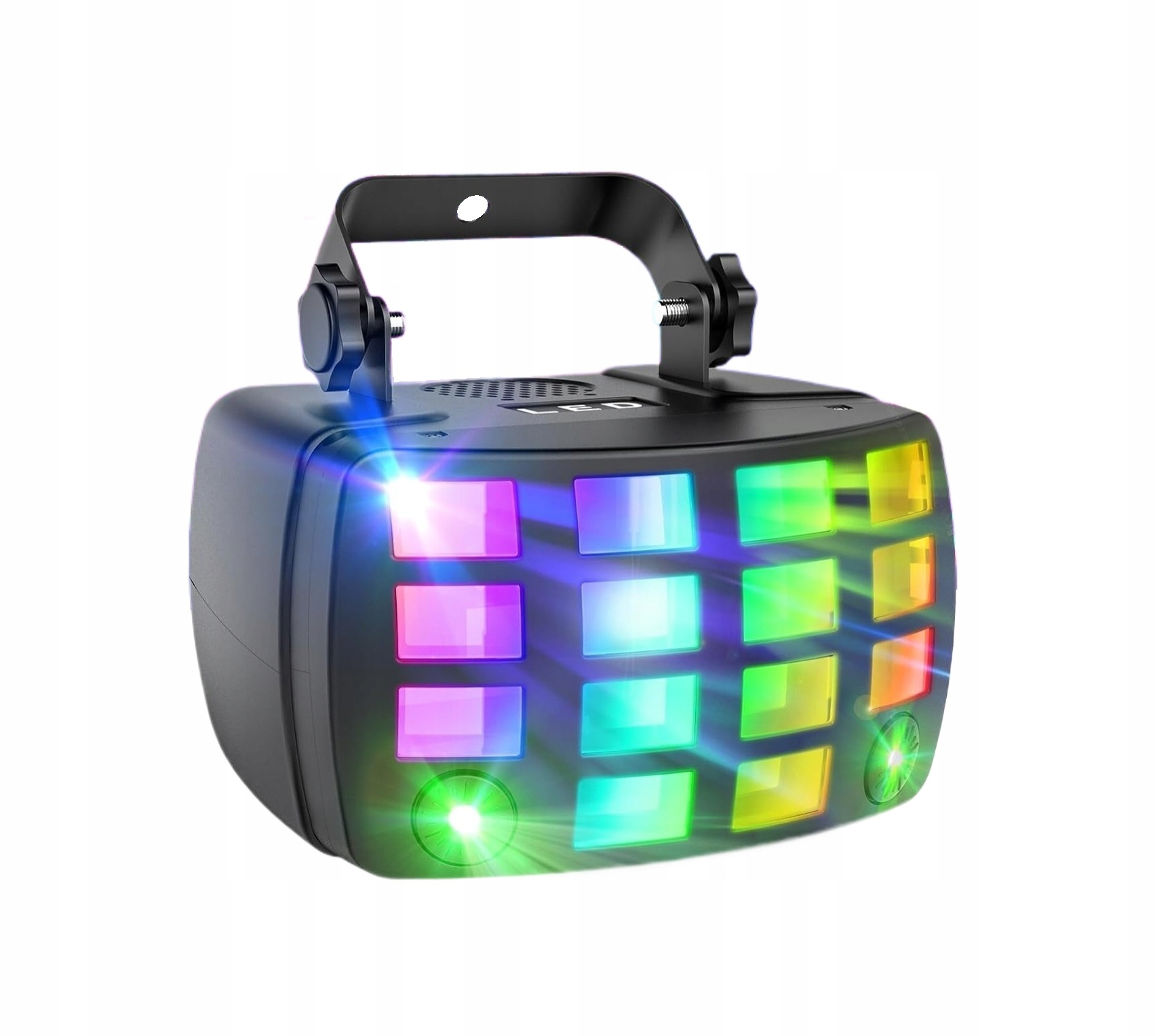 Led Reflektor Farebný Rgbw DMX 512 disco diskotékové osvetlenie diaľkové ovládanie