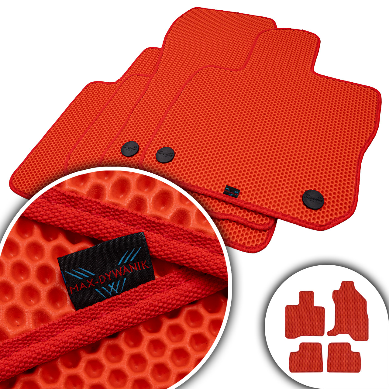 Mitsubishi i-MiEV Hb 2010- Koberce Eva Eternity Červené Honey