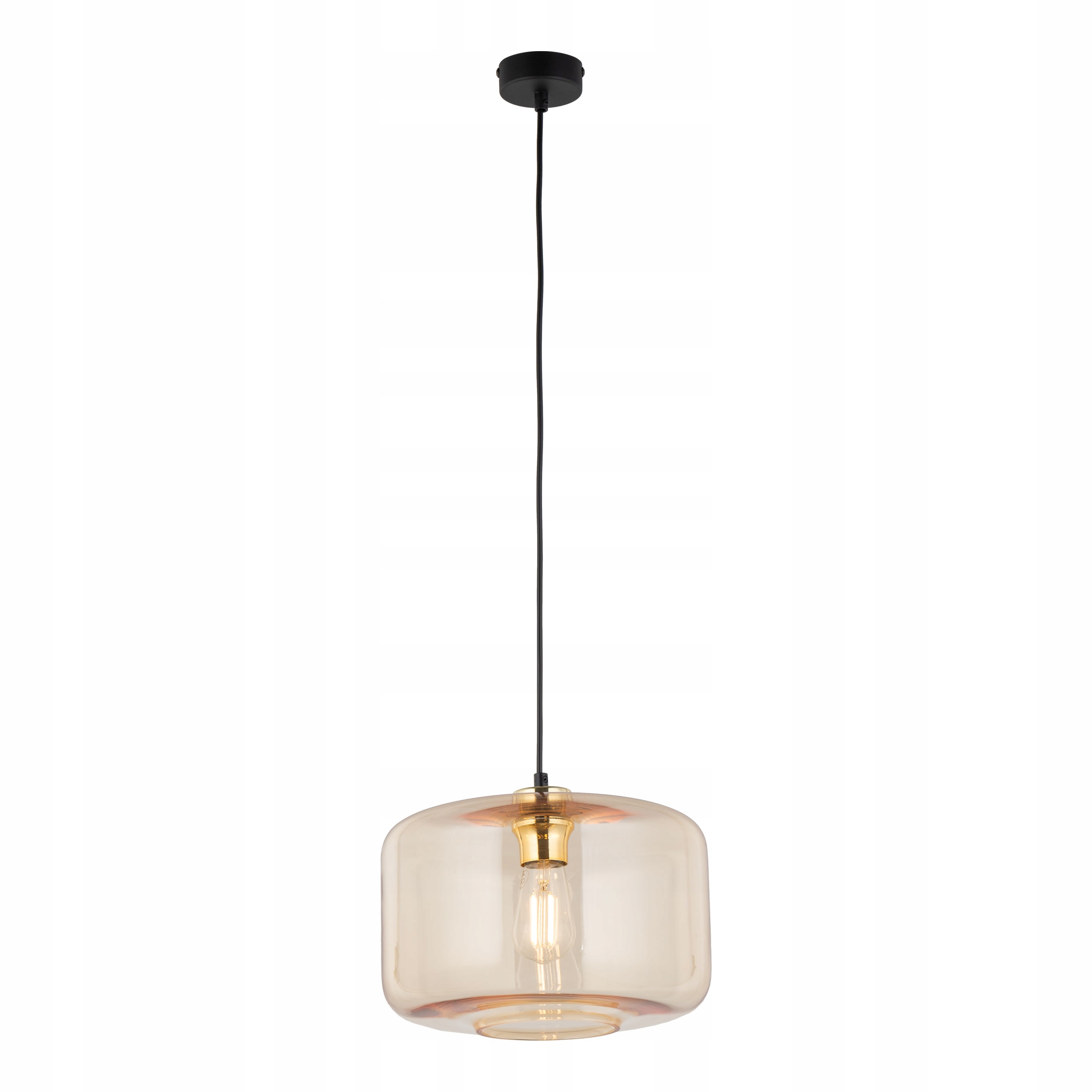 Závěsná lampa Alma hnědá E27 Tk Lighting