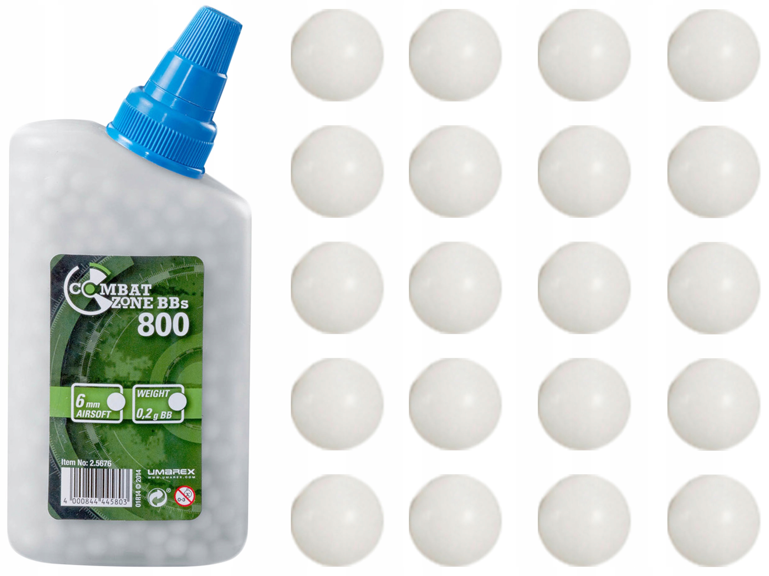 Kulki Asg Combat Zone Basic 0,2 g 6 mm 800 szt.