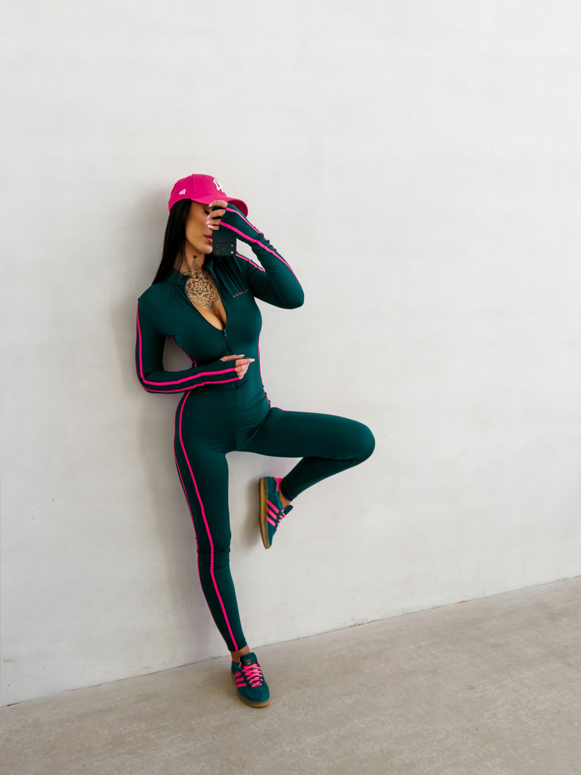 Dámská Kombinéza Natia Olavoga Lahvově Zeleň M