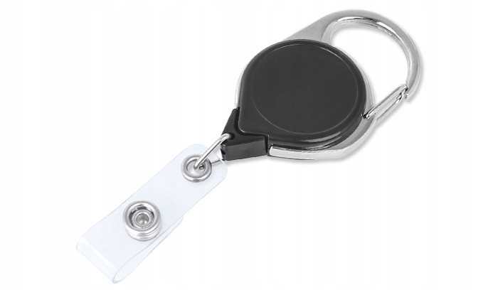 Key-bak Retraktor Retract-A-Badge ID Carabiner