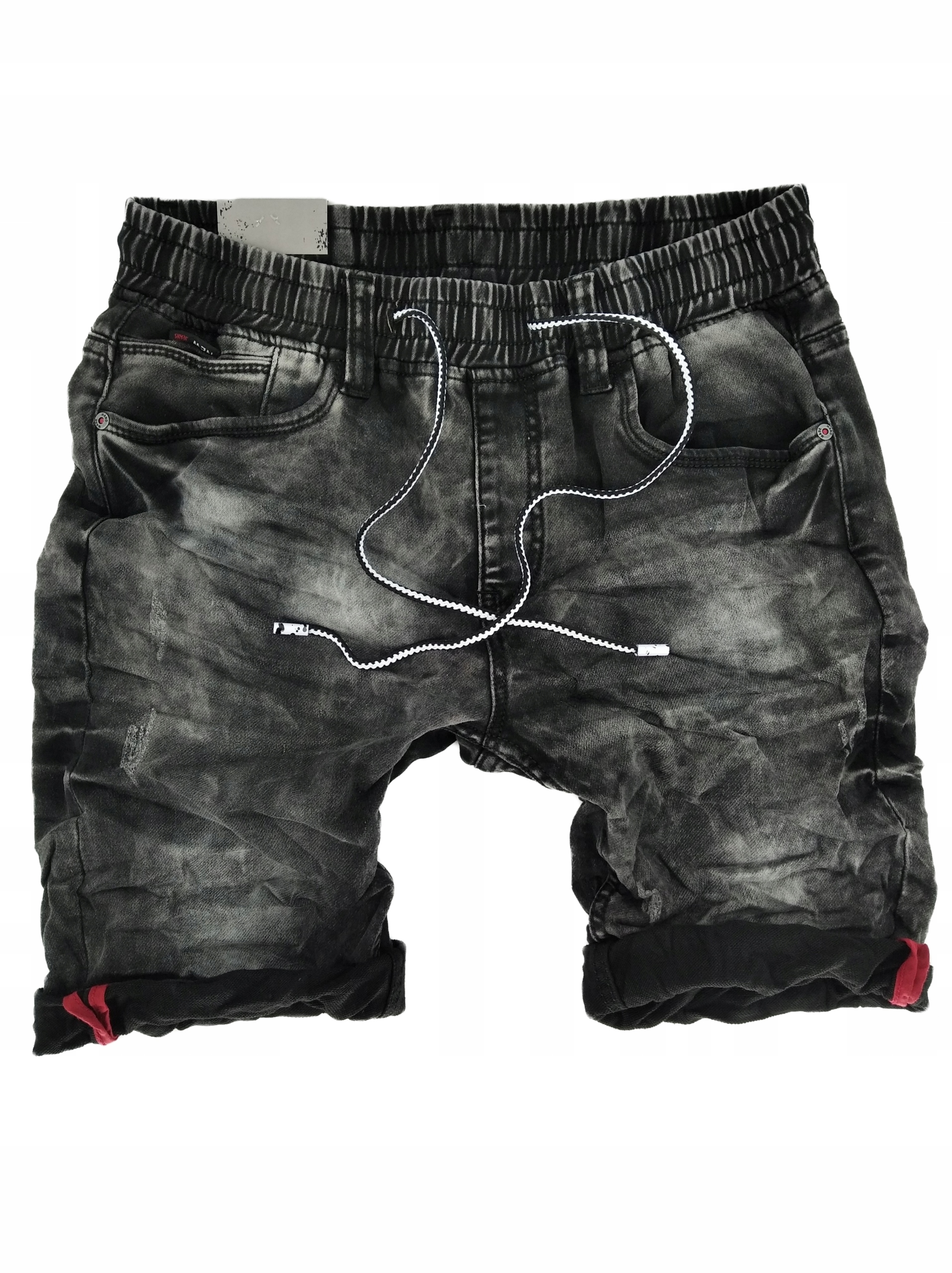 

Spodenki Jeans Męskie Czarne Szare W31 82-85 CM