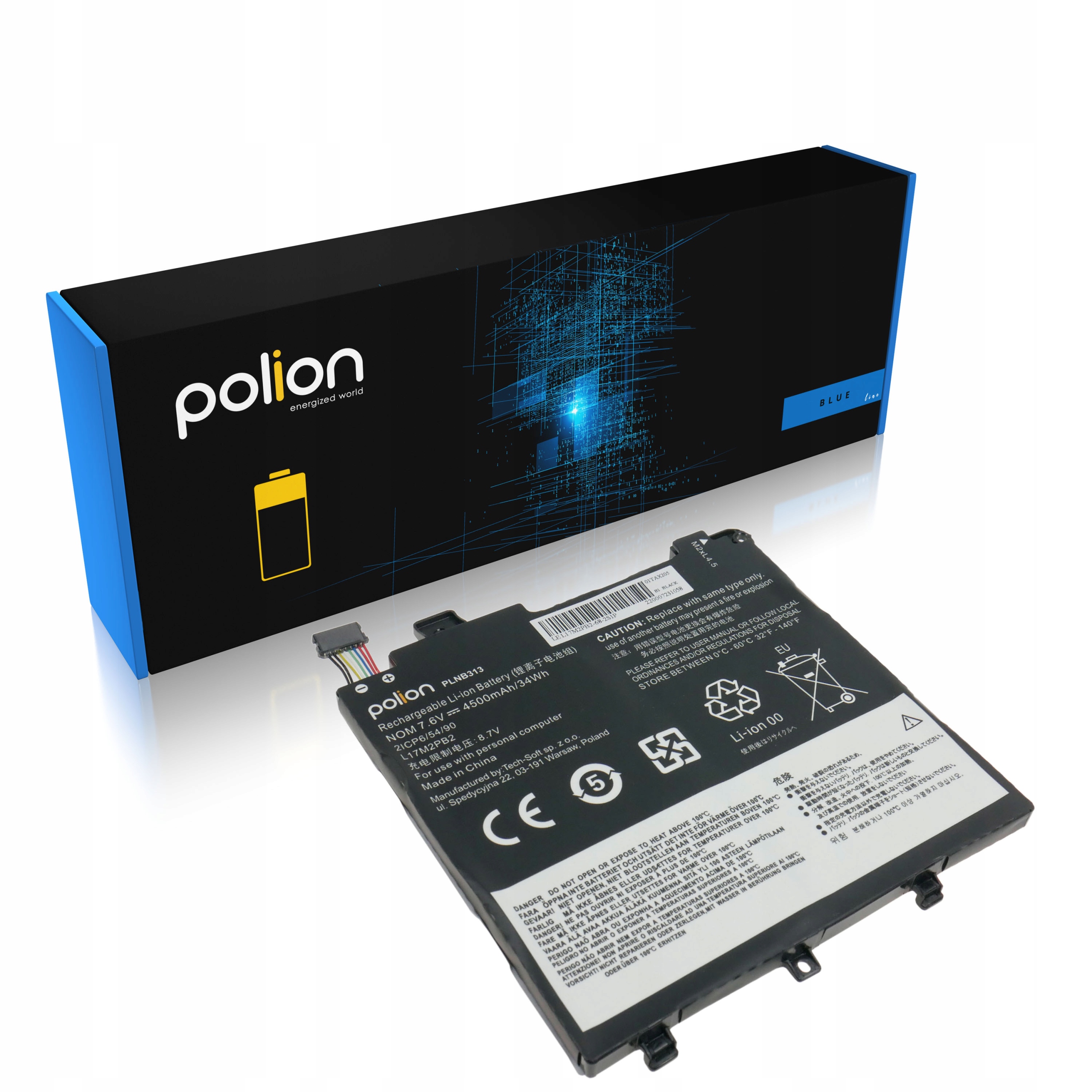 

Bateria L17L2PB1 L17M2PB2 do Lenovo V330-14IKB