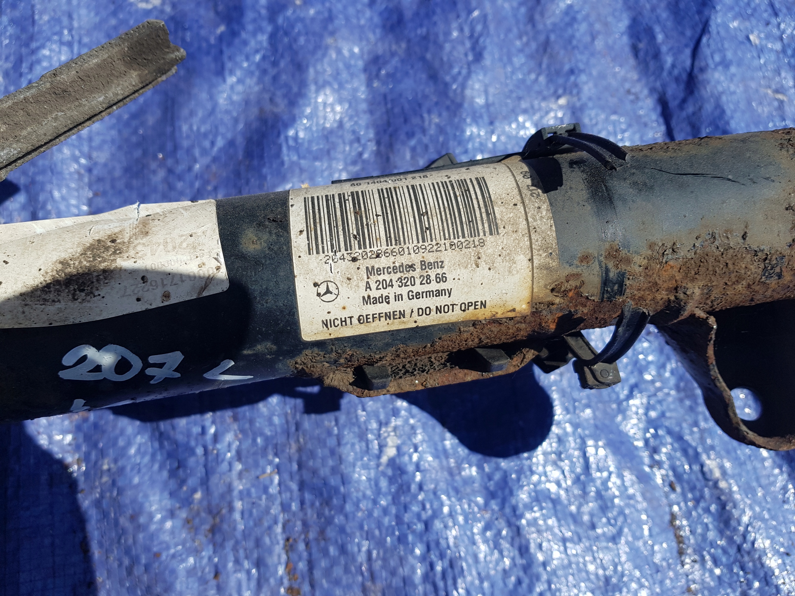 shock absorber front left right MERCEDES W207 W204