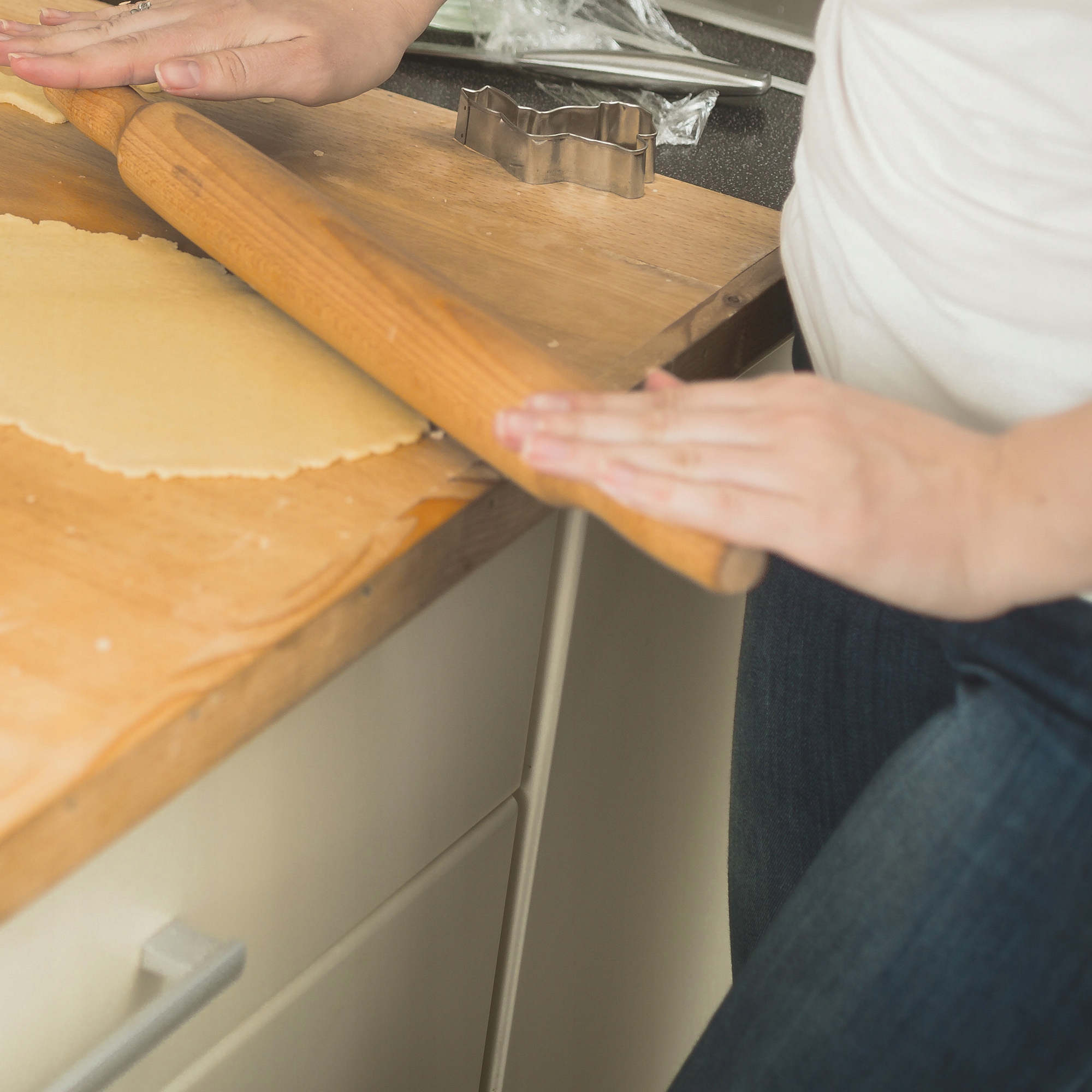 STOLNICA DREWNIANA DUŻA 53x40cm JEDNOSTRONNA Marka Kadax